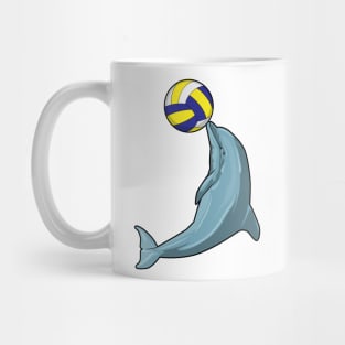 Dolphin with Volleyball Mug